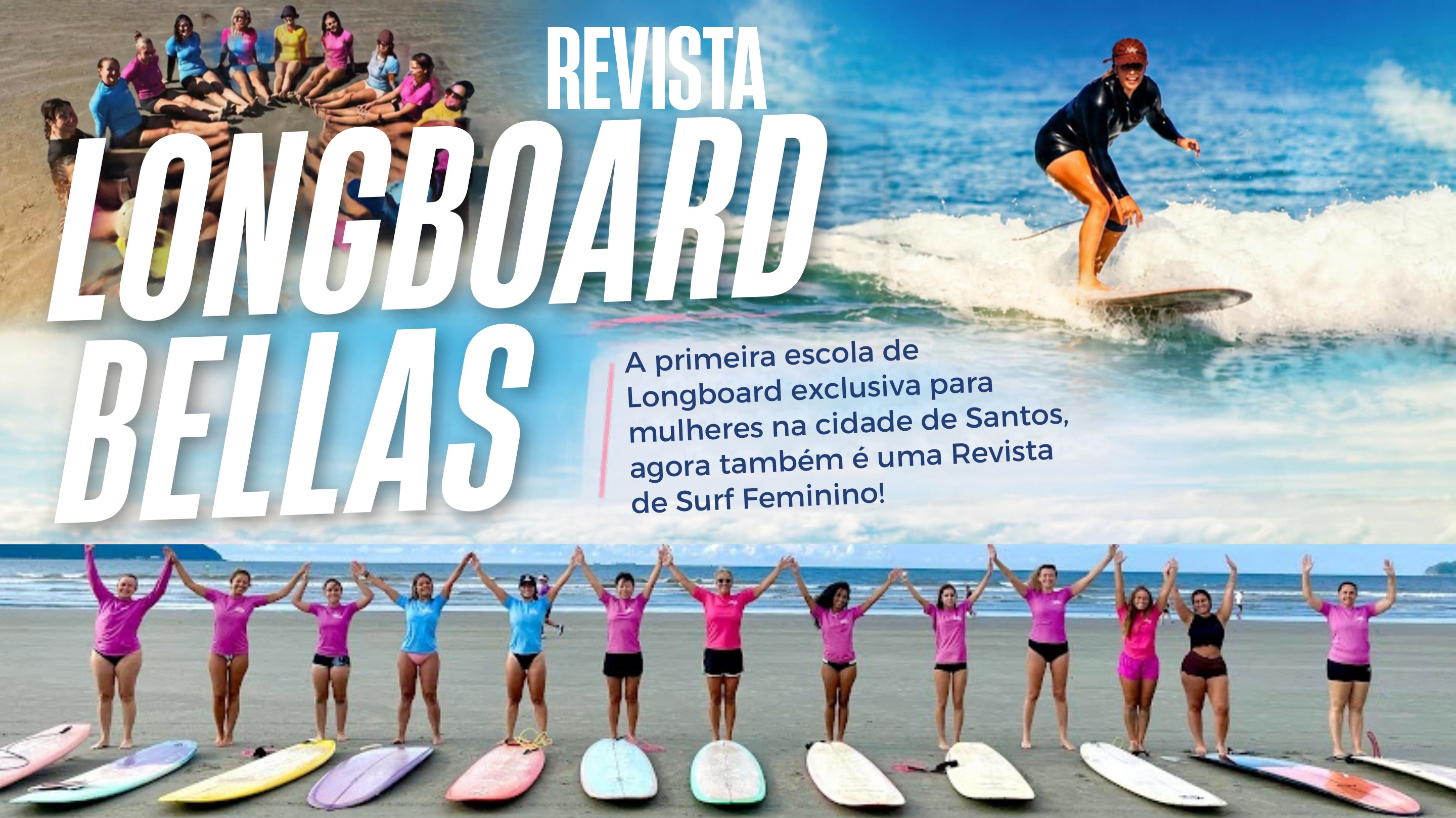 Capa da Revista Longboard Bellas